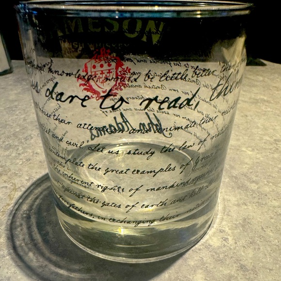 Vintage Tumbler Glass, John Adams Quote - Picture 4 of 4
